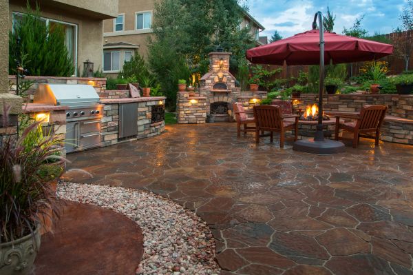Stone Patio Construction in Lenexa